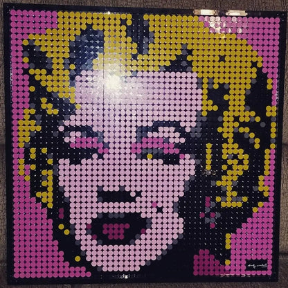 LEGO® Art Andy Warhols Marilyn Monroe - Tranh Pop Art Lắp Ráp 31197 - LEGO Art - Góc nhìn khác 3
