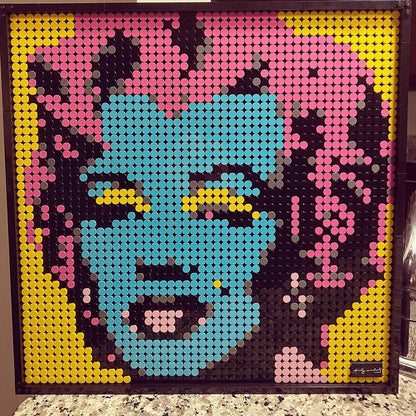 LEGO® Art Andy Warhols Marilyn Monroe - Tranh Pop Art Lắp Ráp 31197 - LEGO Art - Hình ảnh bổ sung 4