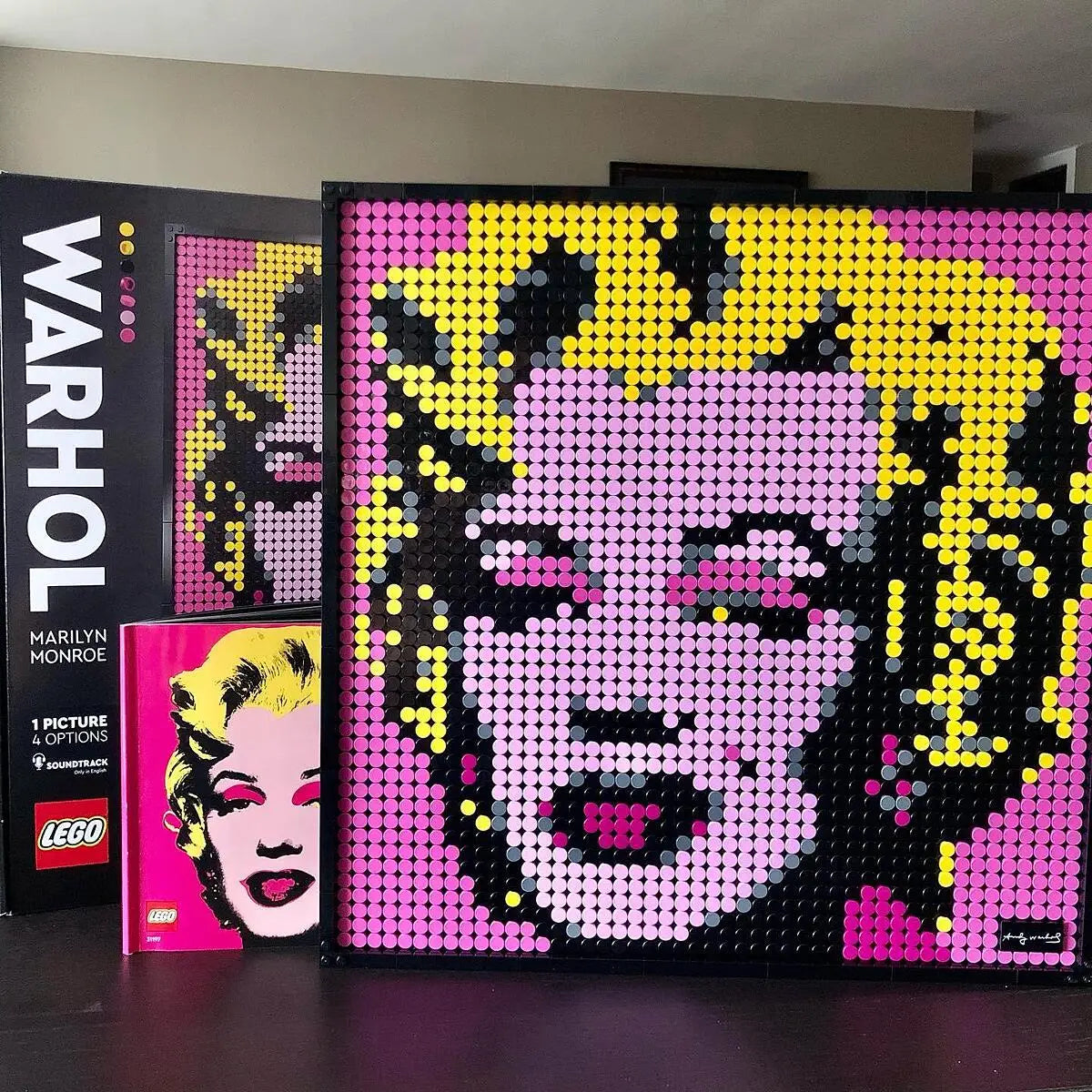LEGO® Art Andy Warhols Marilyn Monroe - Tranh Pop Art Lắp Ráp 31197 - LEGO Art - Hình ảnh bổ sung 6
