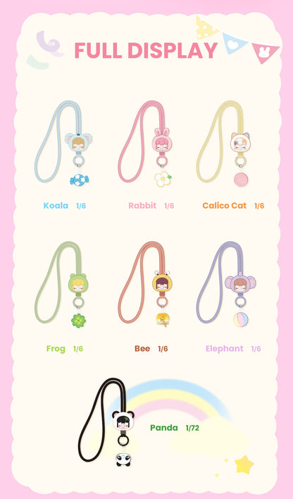 Rolife Baby Nanci Fluffy Party Phone Chain - Dây đeo điện thoại bông xù Blind Box - Rolife PZC05