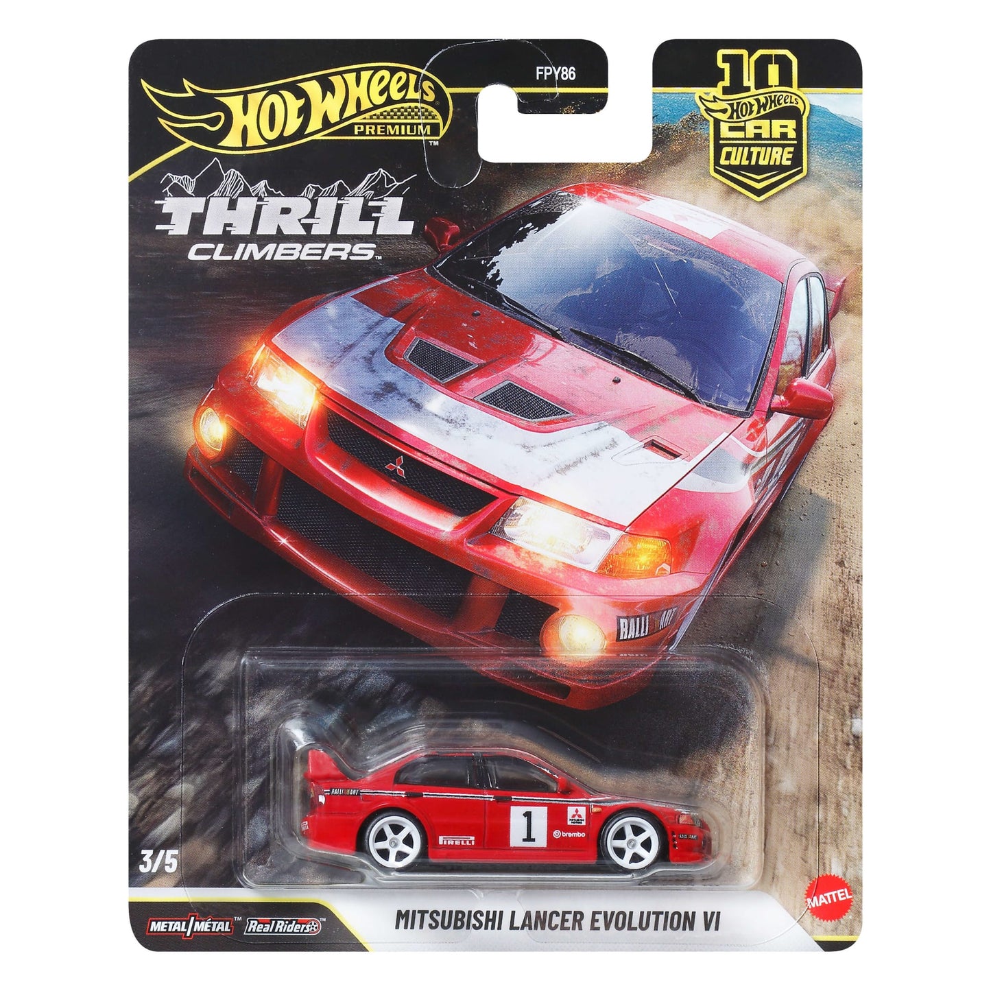Hot Wheels Premium Car Culture 2-Pack 2004 Volkswagen Gold R32 & Volkswagen Golf MK7