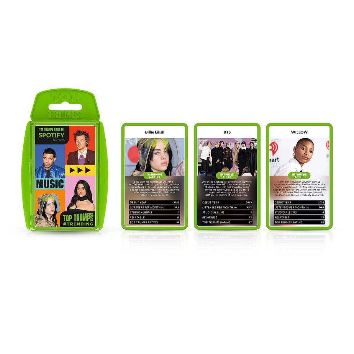 Top Trumps Gen Z - Guide to Spotify Trends Card Game Trò chơi thẻ bài âm nhạc Winning Moves - Hình ảnh bổ sung 5