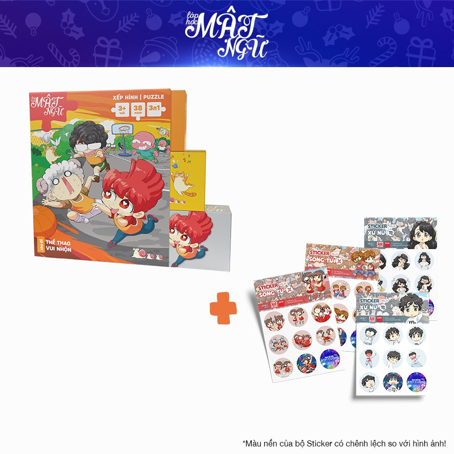Xếp Hình Puzzle Mato Nhiều Cấp Độ - Đồ Chơi Trí Tuệ Lớp Học Mật Ngữ - Board Game VN - Hình ảnh bổ sung 8
