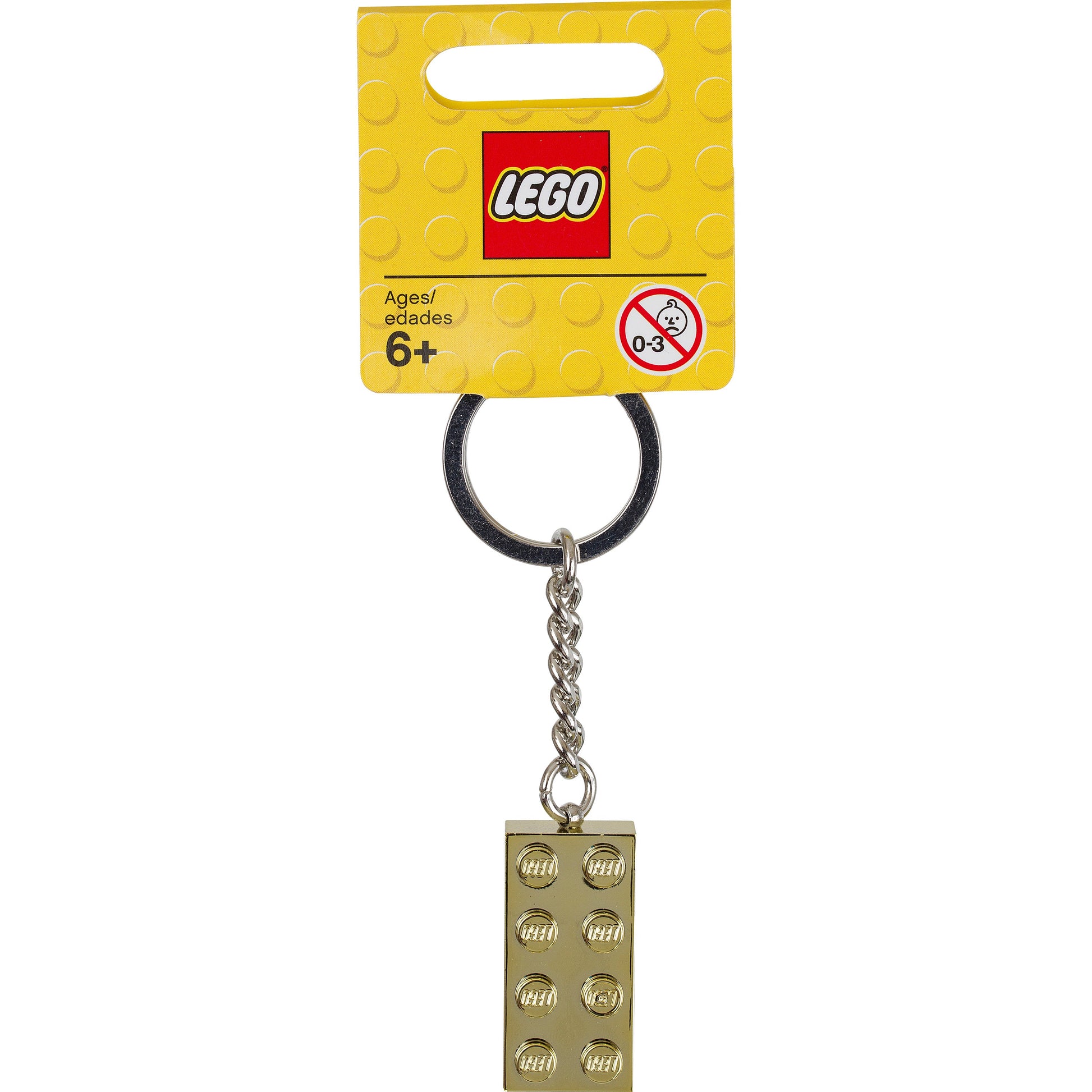 LEGO® Keyring 2x4 Stud – Gold - Móc Khóa Gạch LEGO 2x4 Màu Vàng Chính Hãng - LEGO 850808 - Hình ảnh bổ sung 4