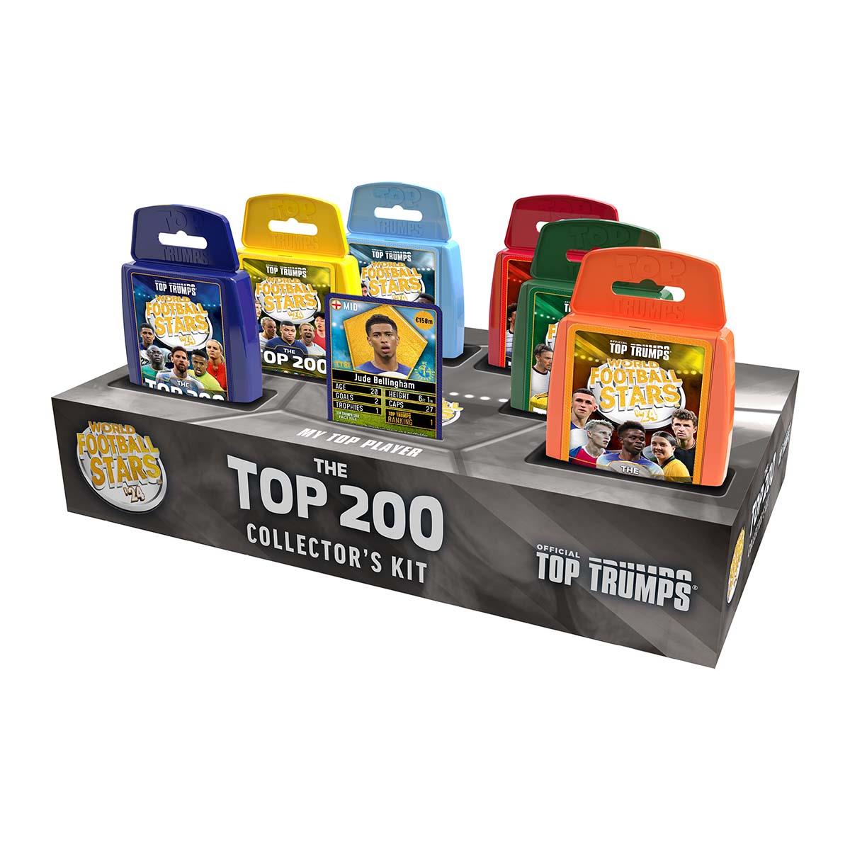 World Football Stars Top 200 Top Trumps - Collectors Kit - Thẻ Bài Bóng Đá Siêu Sao Thế Giới Winning Moves - Hình ảnh chi tiết 2