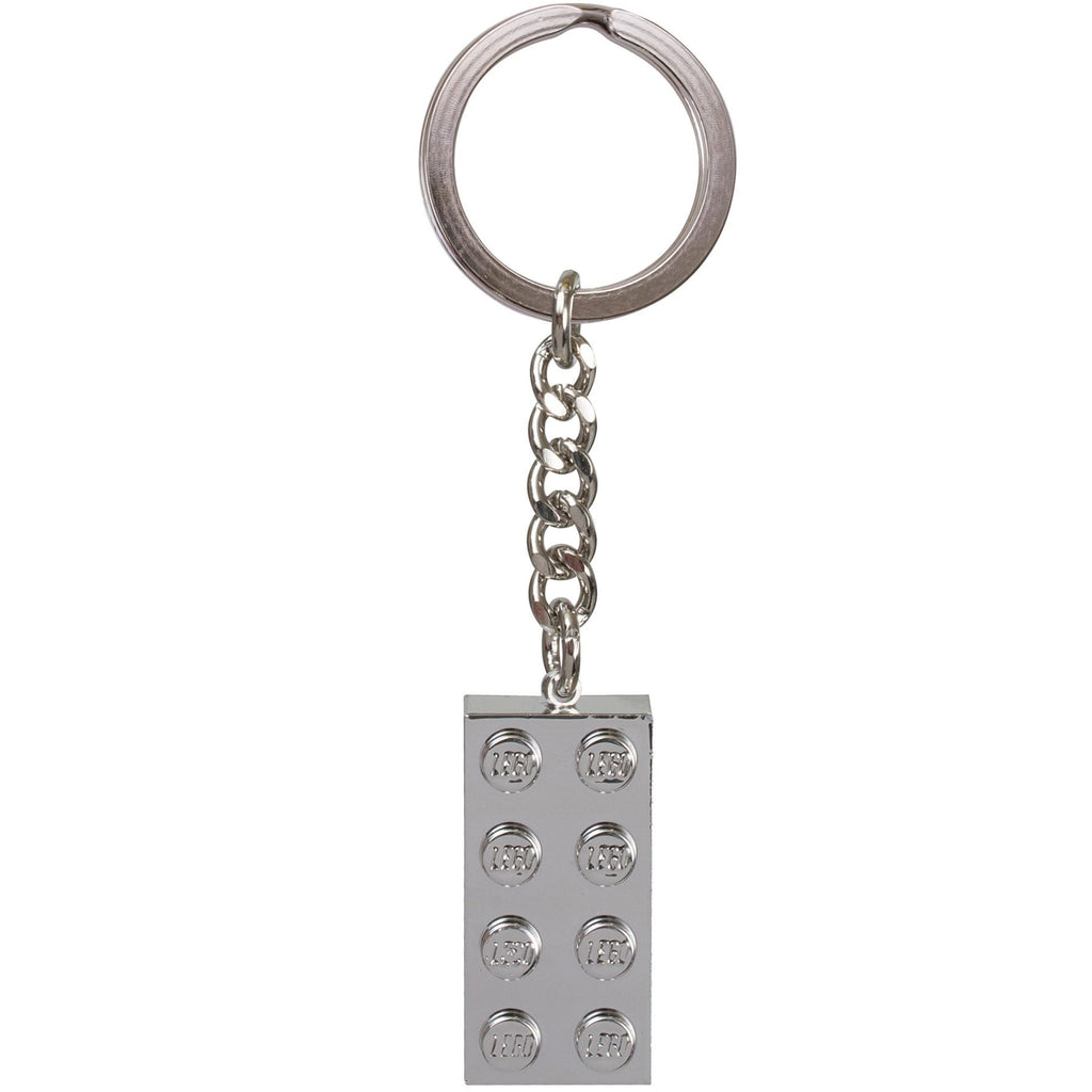 LEGO® Keyring 2x4 Stud – Metalized - Móc Khóa Gạch LEGO 2x4 Mạ Kim Loại Cao Cấp - Hình ảnh chi tiết 2
