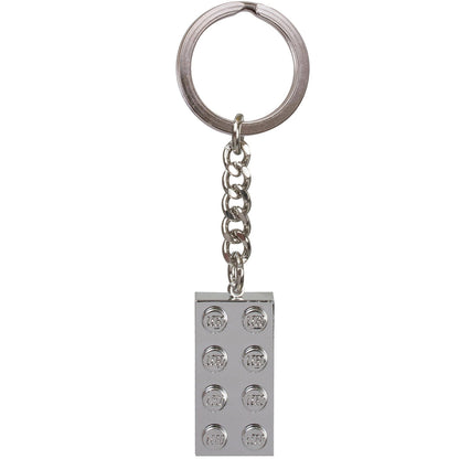 LEGO® Keyring 2x4 Stud – Metalized - Móc Khóa Gạch LEGO 2x4 Mạ Kim Loại Cao Cấp - Hình ảnh chi tiết 2
