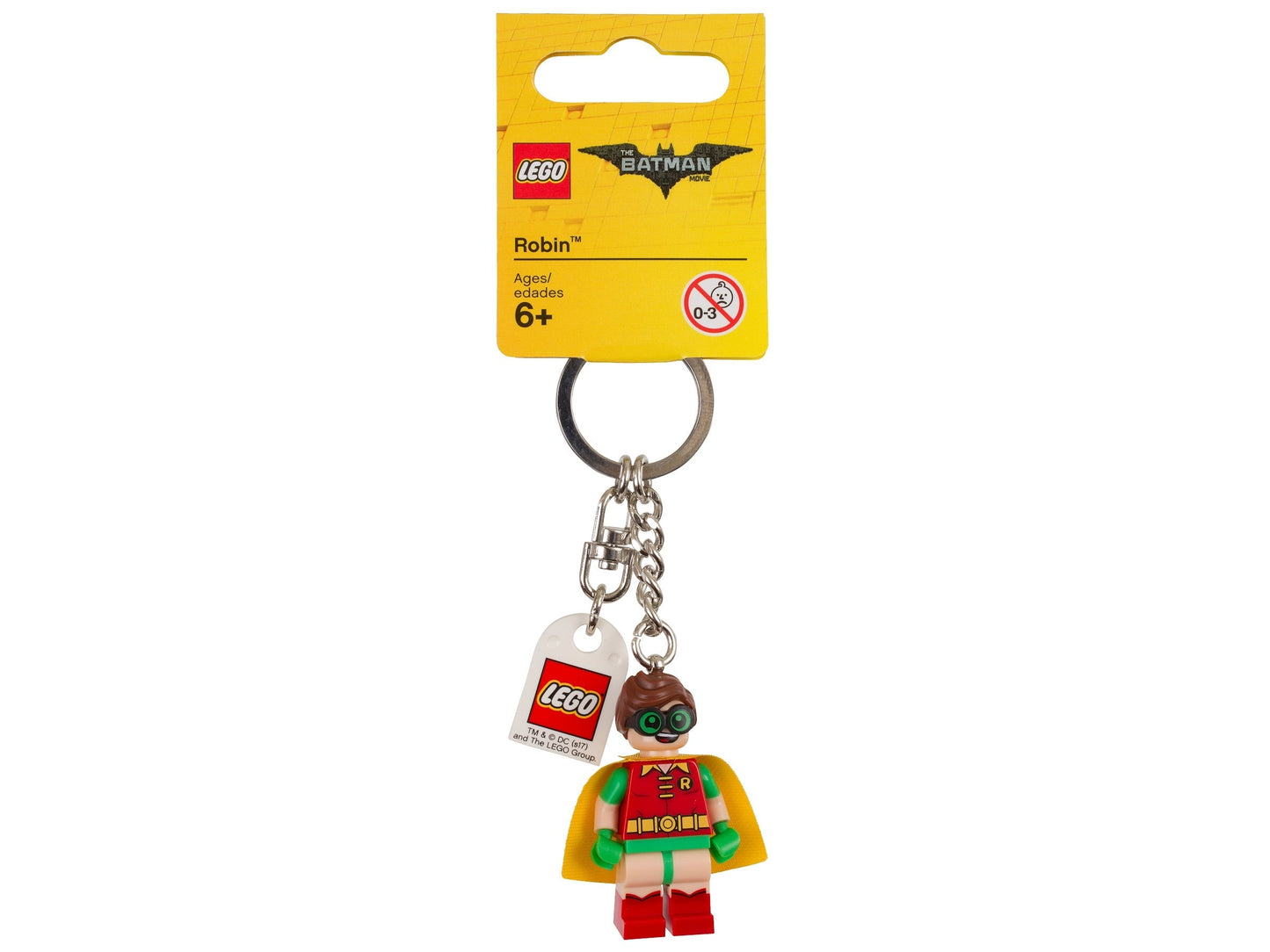 LEGO® DC Comics™ Robin™ Keyring - Móc khóa Robin Chính Hãng - LEGO - Góc nhìn khác 3