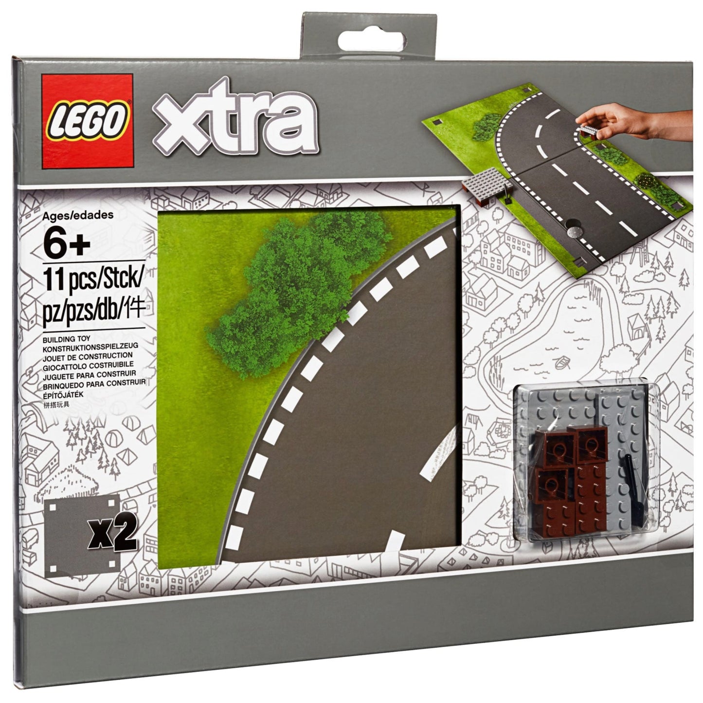 LEGO® Xtra Road Playmat - Thảm Chơi Đường Phố 2 Mặt Cao Cấp - LEGO 853840 - Hình ảnh sản phẩm