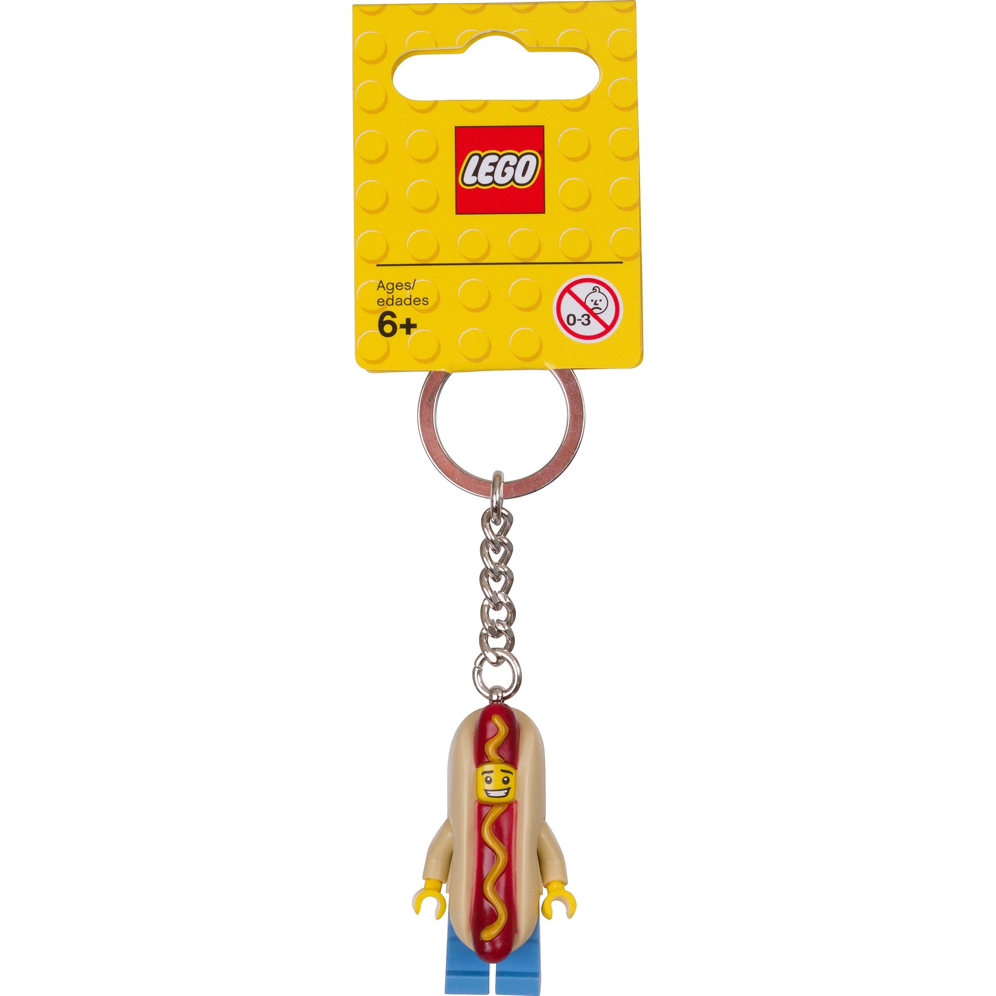 LEGO® Hot Dog Guy Keyring - Móc khóa nhân vật Người Xúc Xích - LEGO - Hình ảnh sản phẩm