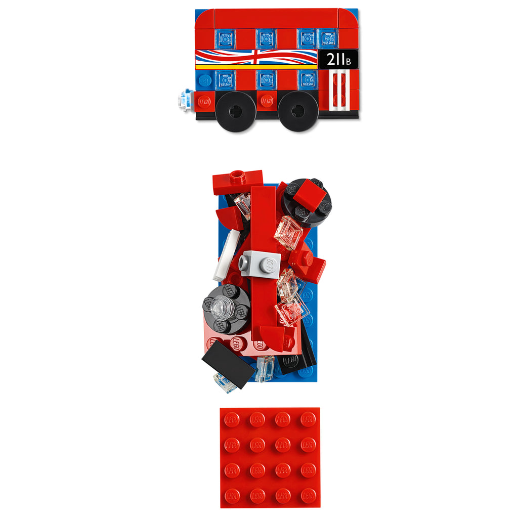 LEGO® London Bus Magnet Build - Bộ Nam Châm Xe Buýt London 853914 - Hình ảnh chi tiết 2