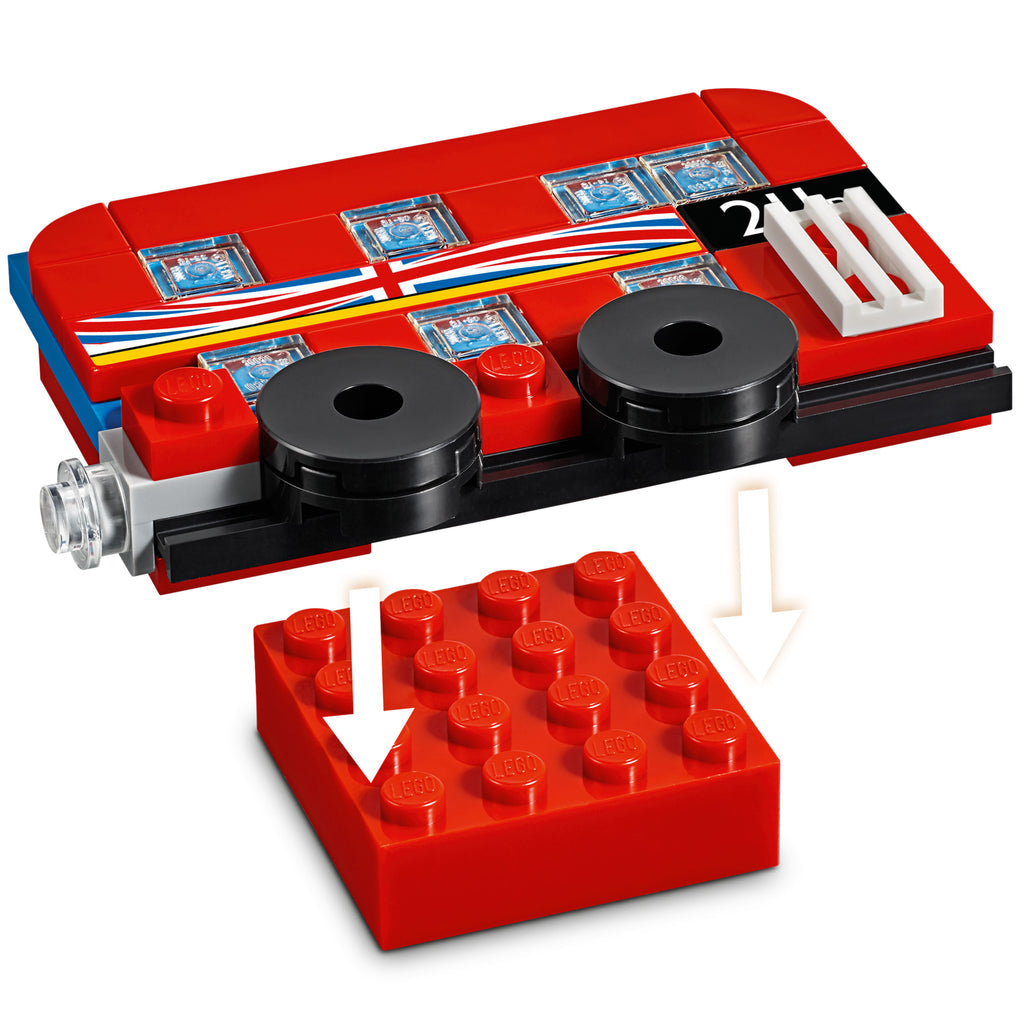 LEGO® London Bus Magnet Build - Bộ Nam Châm Xe Buýt London 853914 - Góc nhìn khác 3