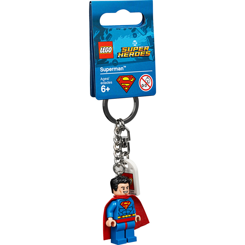 LEGO® DC Comics™ Superman™ Keyring - Móc Khóa Siêu Nhân Superman LEGO 853952 - Hình ảnh sản phẩm