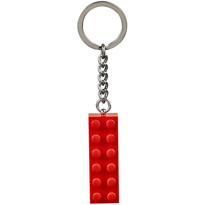 LEGO® Keyring 2x6 Stud – Red - Móc khóa gạch 2x6 màu đỏ - LEGO - Hình ảnh chi tiết 2