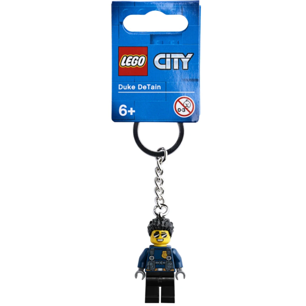 LEGO® City Duke DeTain Keyring - Móc khóa nhân vật cảnh sát Duke DeTain - LEGO 854005 - Hình ảnh sản phẩm