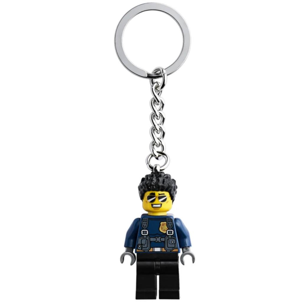 LEGO® City Duke DeTain Keyring - Móc khóa nhân vật cảnh sát Duke DeTain - LEGO 854005 - Hình ảnh chi tiết 2