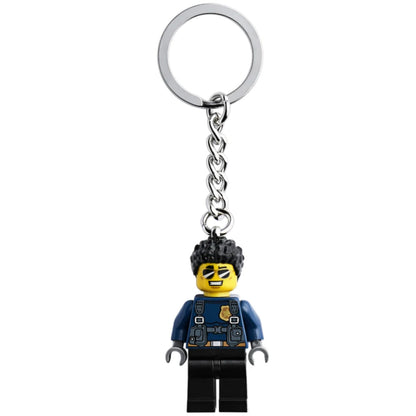 LEGO® City Duke DeTain Keyring - Móc khóa nhân vật cảnh sát Duke DeTain - LEGO 854005 - Hình ảnh chi tiết 2