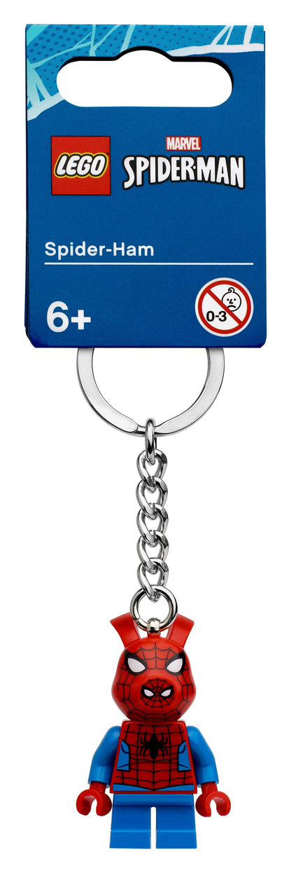 LEGO® Marvel Super Heroes Spider-Ham Keyring - Móc Khóa Nhân Vật Spider-Ham - LEGO 854077 - Góc nhìn khác 3