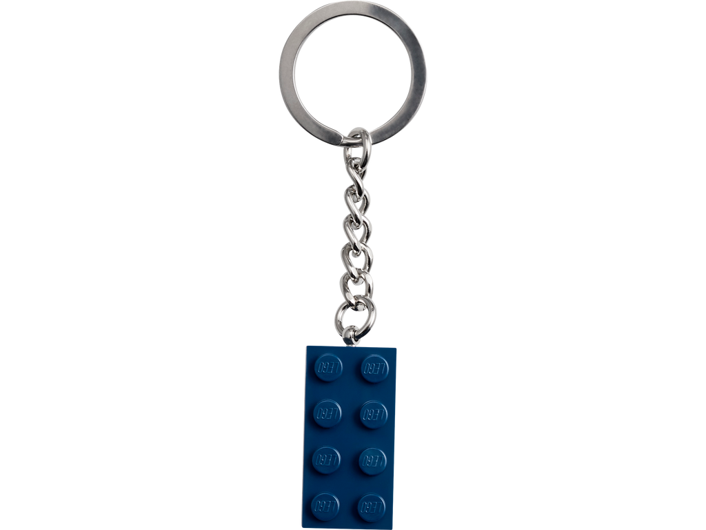 LEGO® Keyring 2x4 Stud – Earth Blue - Móc Khóa Gạch LEGO 2x4 - LEGO Chính Hãng - Hình ảnh chi tiết 2