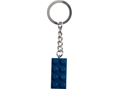 LEGO® Keyring 2x4 Stud – Earth Blue - Móc Khóa Gạch LEGO 2x4 - LEGO Chính Hãng - Hình ảnh chi tiết 2