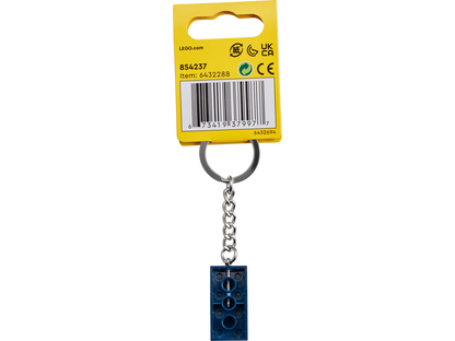 LEGO® Keyring 2x4 Stud – Earth Blue - Móc Khóa Gạch LEGO 2x4 - LEGO Chính Hãng - Góc nhìn khác 3