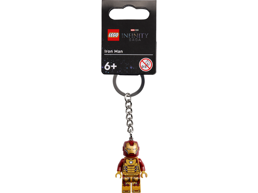 LEGO® Marvel Iron Man Keyring - Móc khóa Siêu Anh Hùng Avengers - LEGO 854240 - Hình ảnh chi tiết 2