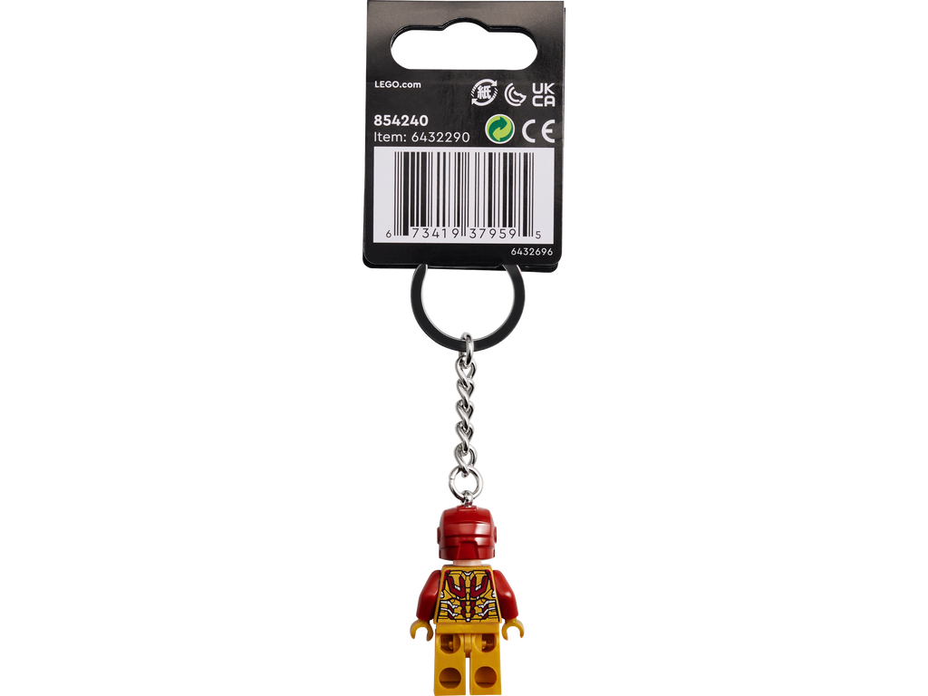 LEGO® Marvel Iron Man Keyring - Móc khóa Siêu Anh Hùng Avengers - LEGO 854240 - Góc nhìn khác 3