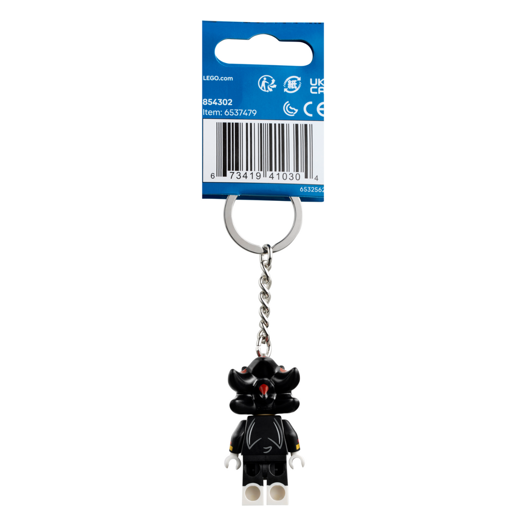 LEGO® Shadow the Hedgehog Keyring - Móc khóa Minifigure - LEGO 854302 - Góc nhìn khác 3