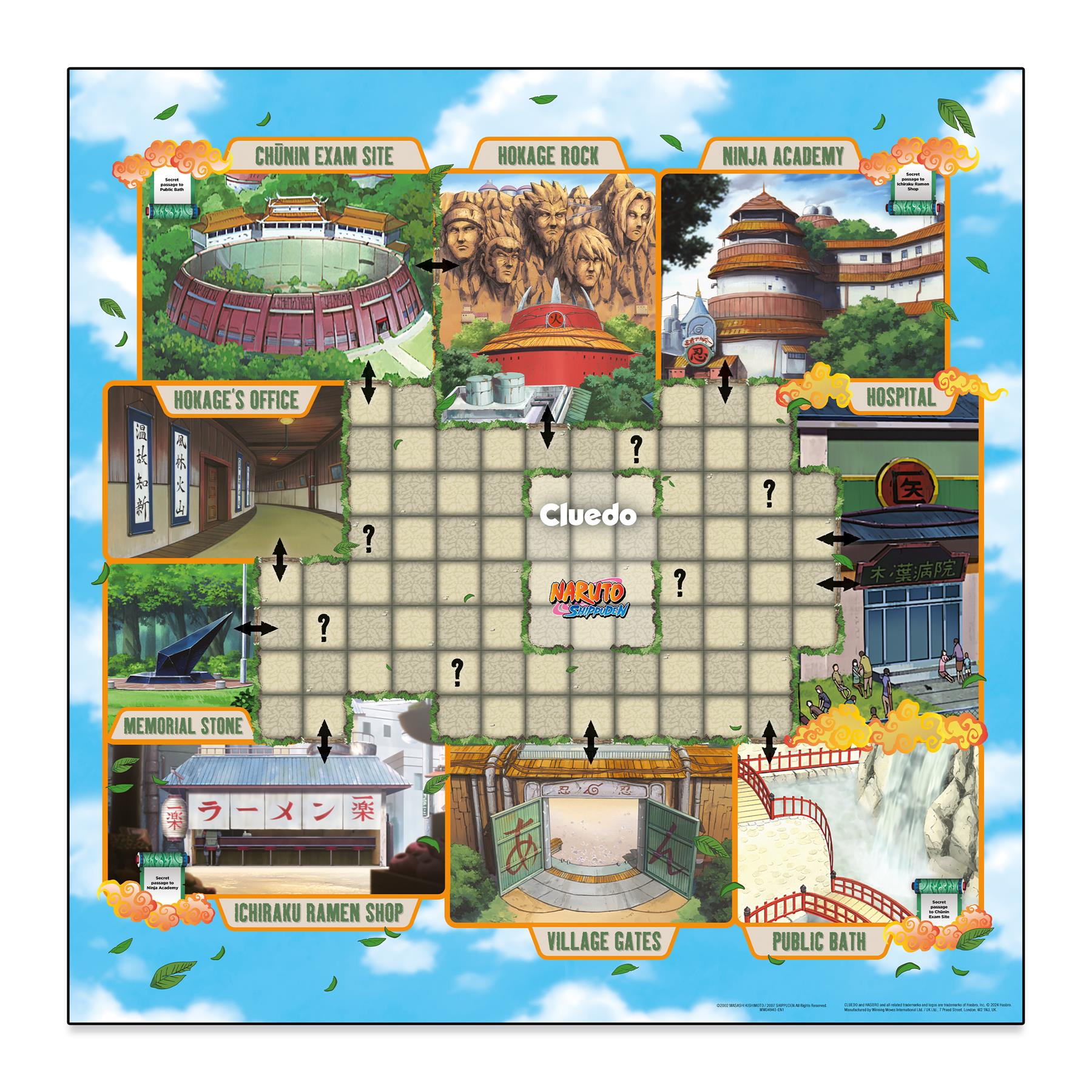Naruto Cluedo Mystery Board Game - Board Game Thám Tử Giải Đố Naruto - Winning Moves - Góc nhìn khác 3