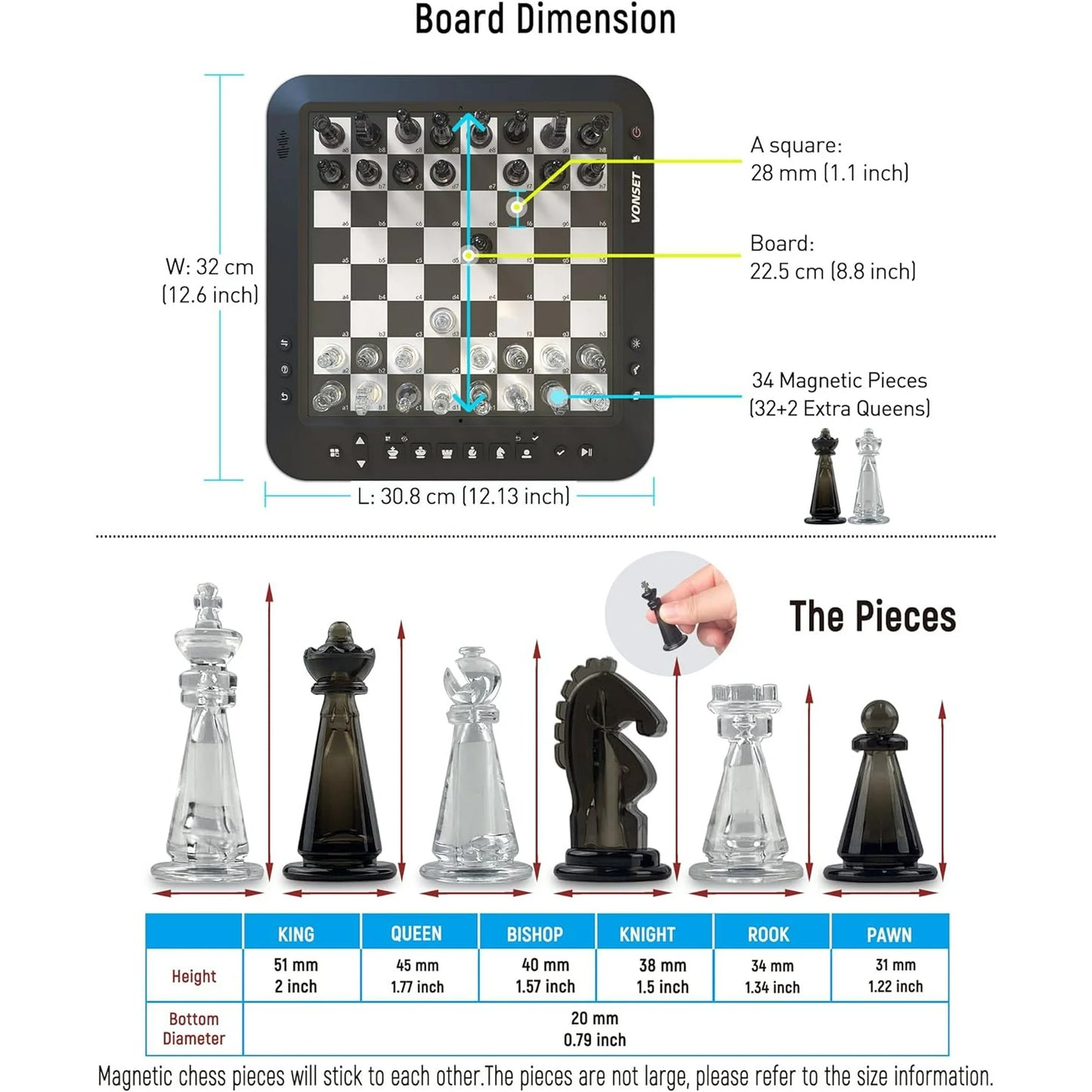 Vonset P6 Computer Chess Game