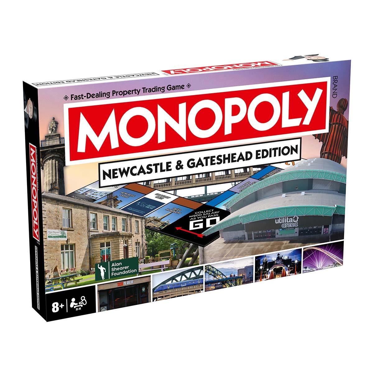 Newcastle & Gateshead Monopoly Board Game - Cờ Tỷ Phú Phiên Bản Đặc Biệt - Winning Moves