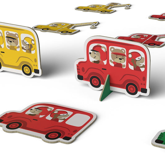 Đồ chơi Tinh mắt bắt xe cao cấp cho bé từ 3 tuổi - Board game kỹ năng - Thương hiệu Woah