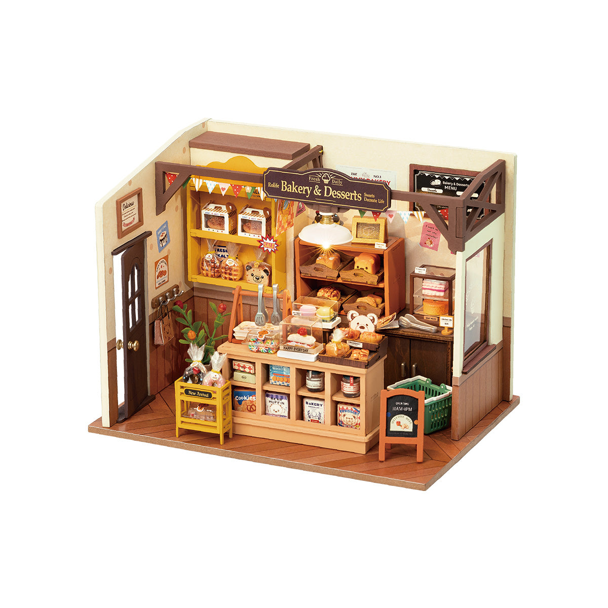 Rolife DIY Miniature House - Becka's Baking House - Mô hình nhà búp bê gỗ tự lắp ráp - Rolife DG161