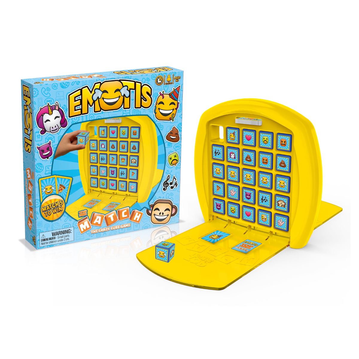 Emotis Top Trumps Match - The Crazy Cube Game | Trò chơi xếp hình lập phương kỳ thú | Winning Moves - Hình ảnh chi tiết 2