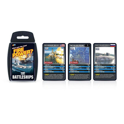 Battleships Top Trumps Card Game - Trò chơi thẻ bài chiến hạm - Winning Moves - Hình ảnh bổ sung 5