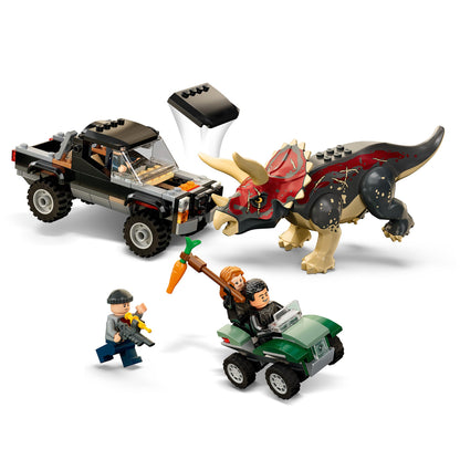 LEGO® Jurassic World Triceratops Pickup Truck Ambush - Bộ Lắp Ráp Xe Bán Tải Phục Kích Khủng Long - LEGO 76950