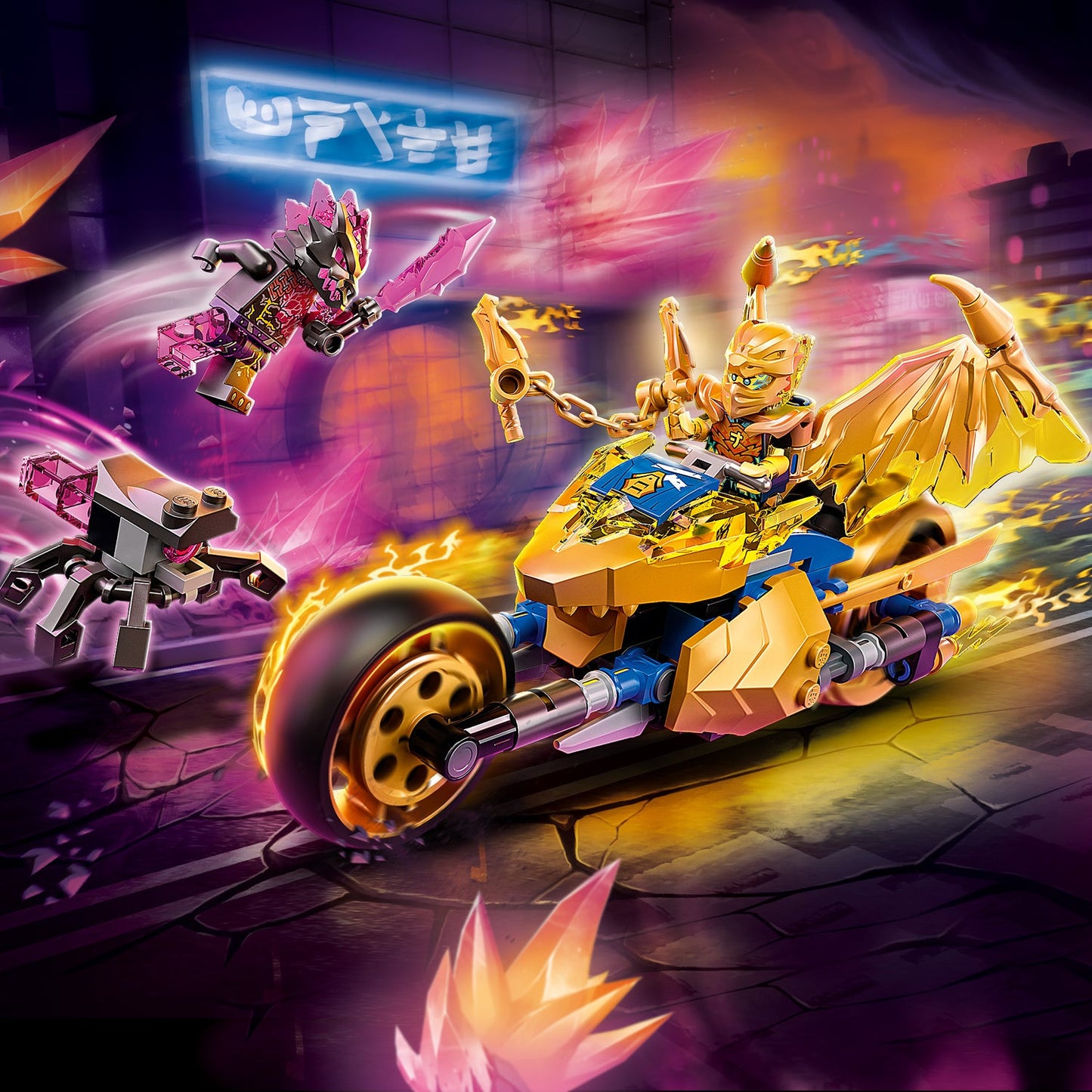LEGO® NINJAGO® Jay’s Golden Dragon Motorbike - Mô tô Rồng Vàng của Jay - LEGO 71768 LEGO - ảnh 2 - LEGO sets