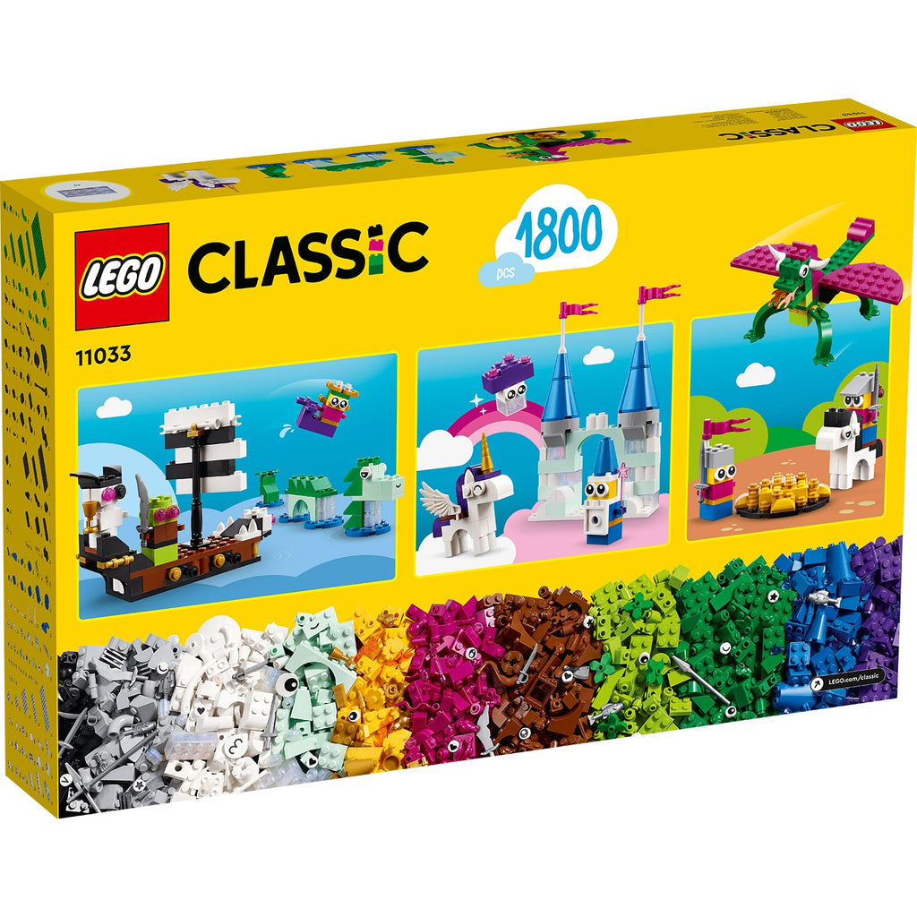 LEGO® Classic Creative Fantasy Universe - Bộ Đồ Chơi Lắp Ráp Sáng Tạo 1800 Mảnh LEGO 11033 LEGO - ảnh 3 - Lego Sets