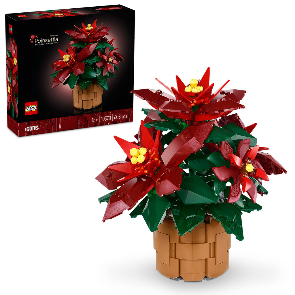 LEGO® ICONS™ Poinsettia - Mô Hình Hoa Trạng Nguyên LEGO 10370 LEGO - ảnh 3 - Lego