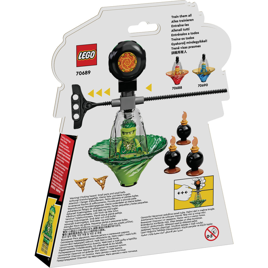 LEGO® NINJAGO® Lloyds Spinjitsu Ninja Training - Bộ Đồ Chơi Rèn Luyện Ninja Lloyd (70689)