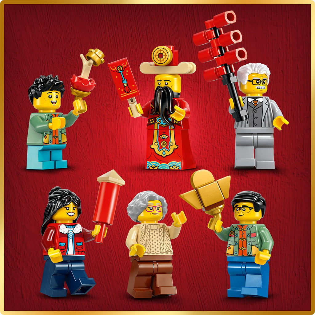 LEGO® Spring Festival Fortune Firecracker - Mô Hình Pháo Tết May Mắn - LEGO 80118 - Hình ảnh bổ sung 8