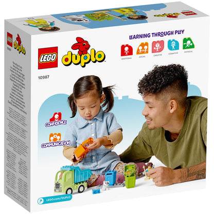 LEGO® DUPLO™ Town Recycling Truck - Đồ chơi Xe chở rác tái chế 10987 - LEGO chính hãng LEGO - ảnh 2 - LEGO DUPLO