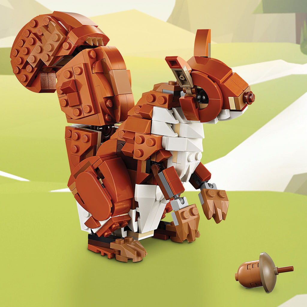 LEGO® Creator 3-in-1 Forest Animals: Red Fox - Đồ Chơi Lắp Ráp Động Vật Rừng Xanh 3-Trong-1 - LEGO 31154 - Hình ảnh bổ sung 8
