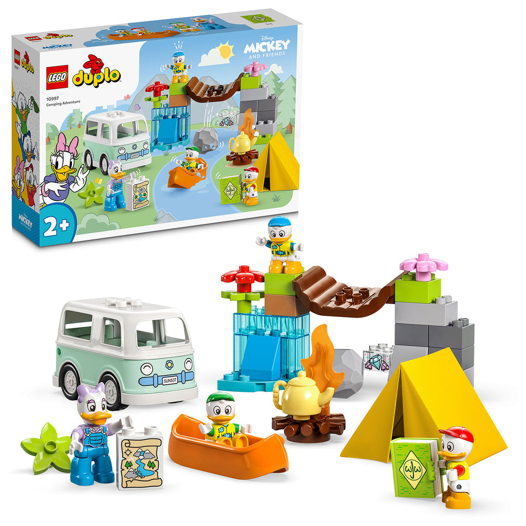 LEGO® DUPLO™ | Disney™ Mickey and Friends Camping Adventure - Đồ chơi lắp ráp chuyến phiêu lưu cắm trại - LEGO 10997 LEGO - ả