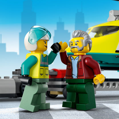 LEGO® City Rescue Helicopter Transport - Xe Tải Vận Chuyển Trực Thăng Cứu Hộ - LEGO 60343 LEGO - ảnh 2 - Lego