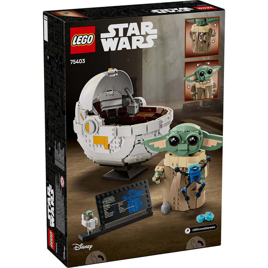 LEGO® Star Wars™ Grogu™ with Hover Pram - Mô hình lắp ráp nhân vật Grogu 75403 - LEGO LEGO - ảnh 2 - LEGO Construction Sets