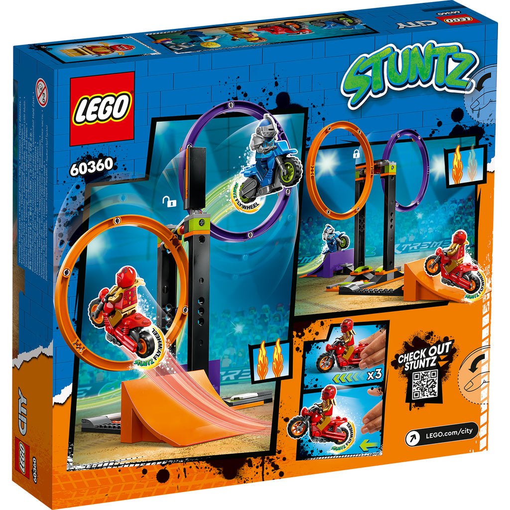 LEGO® City Spinning Stunt Challenge - Bộ Đồ Chơi Thử Thách Nhào Lộn - LEGO 60360