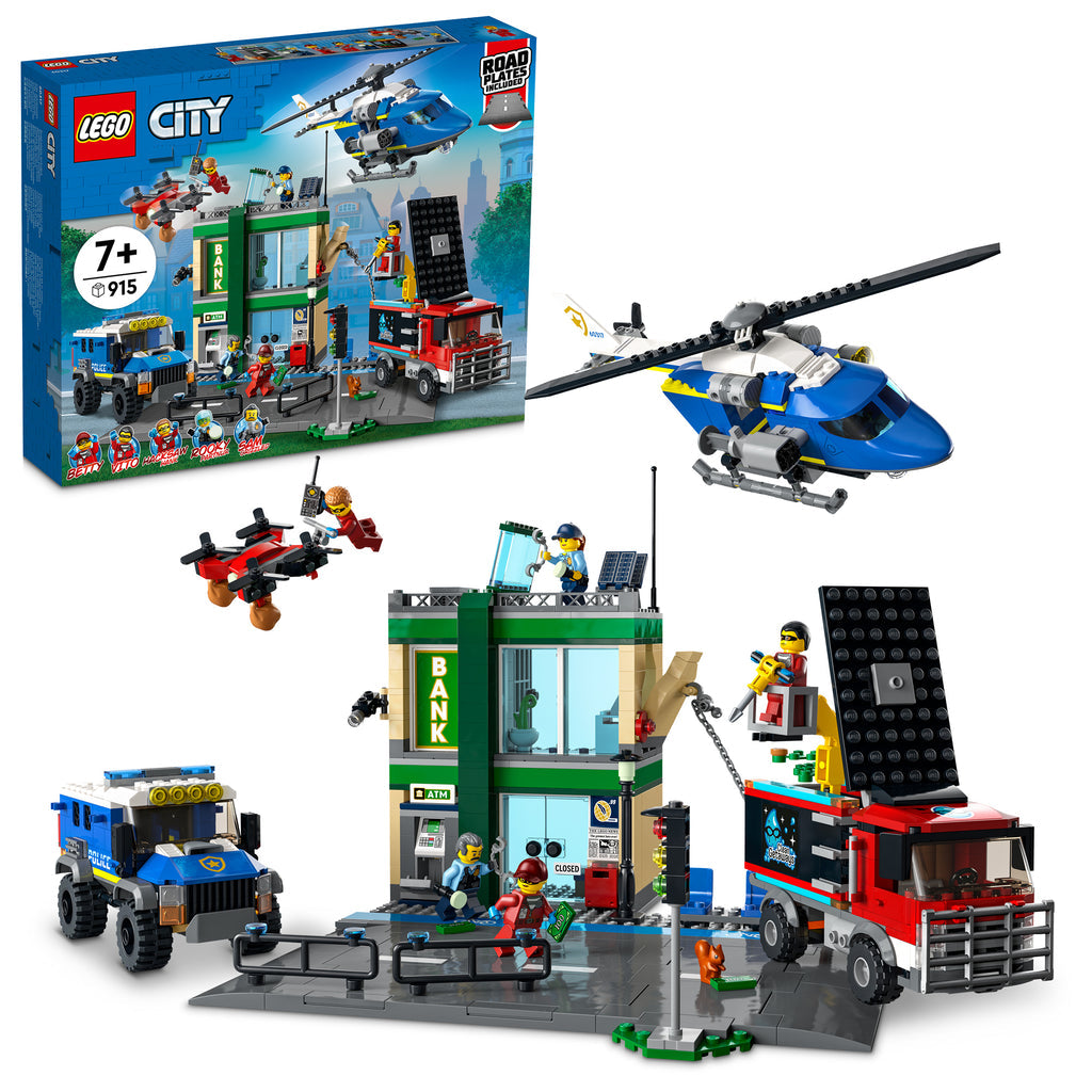 LEGO® City Police Chase at the Bank - Bộ đồ chơi lắp ráp Cảnh Sát Truy Đuổi Tại Ngân Hàng - LEGO 60317 LEGO - ảnh 8 - Buildin