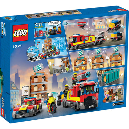 LEGO® City Fire Brigade - Bộ Đồ Chơi Lắp Ráp Lữ Đoàn Cứu Hỏa - LEGO 60321