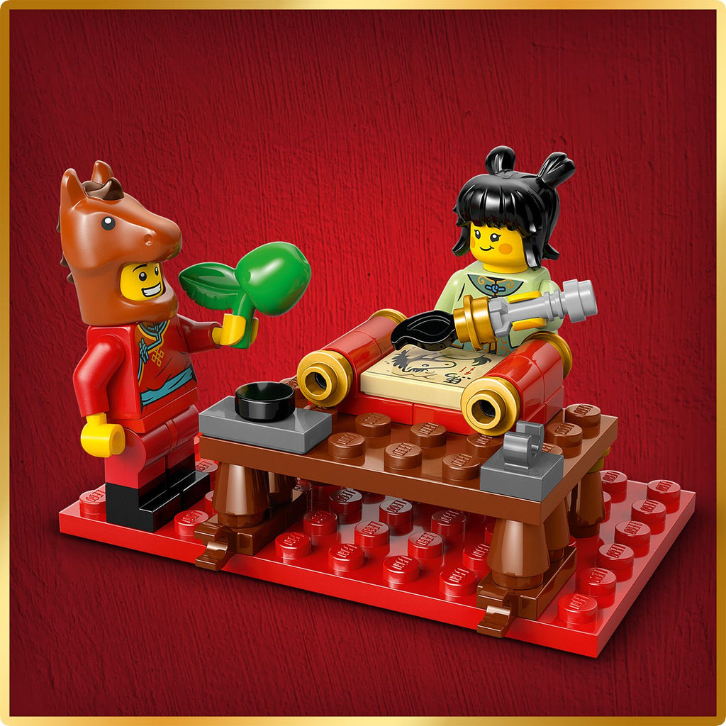 LEGO® Spring Festival Galloping Horse Canvas - Mô hình tranh ngựa phi Mã Đáo Thành Công - LEGO 80119 LEGO - ảnh 4 - LEGO Set